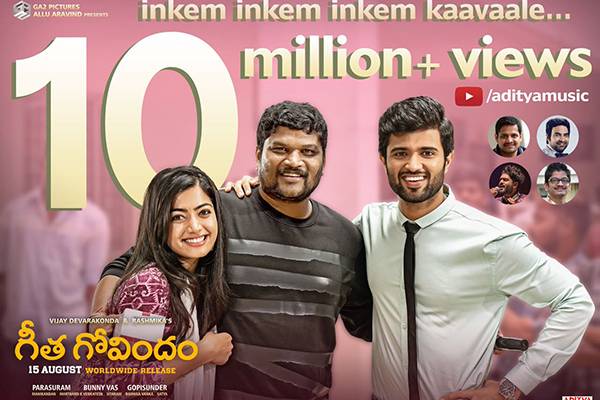 Geetha Govindham - Inkem Inkem Inkem Kaavaale song 10 million views