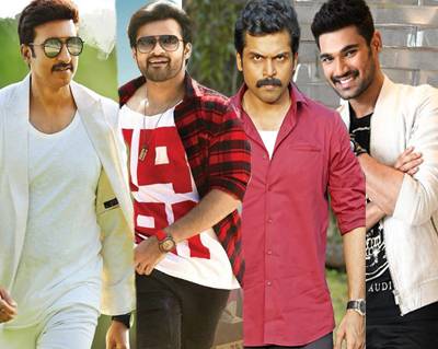 Gopichand -Bellamkonda Sai srinivas- Sai Dharam Tej - Karthi