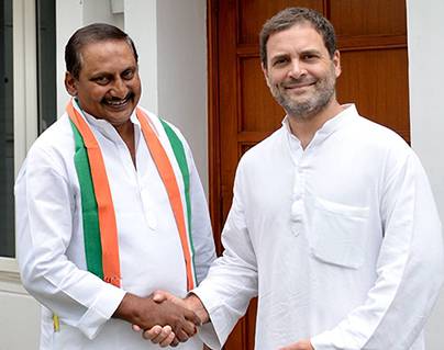 Kiran Kumar Reddy Rejoins Congress