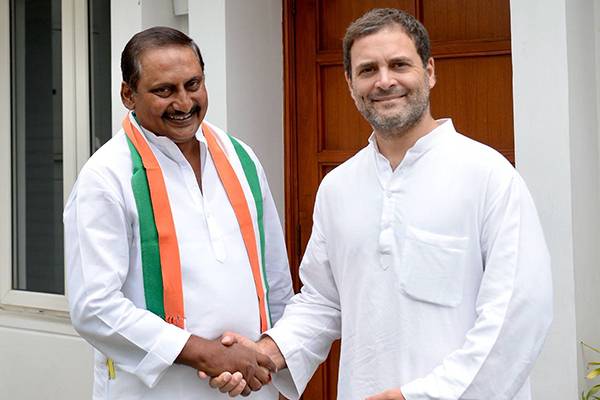 Kiran Kumar Reddy Rejoins Congress
