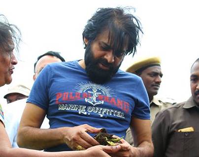 Pawan Kalyan - dharana for amaravati farmares