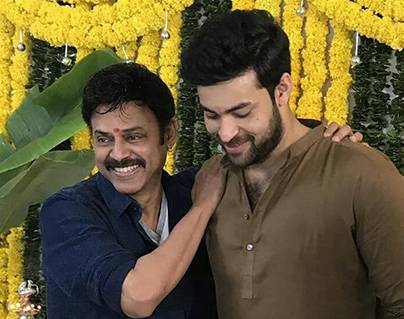 Victory Venkatesh On Sets After Two Years