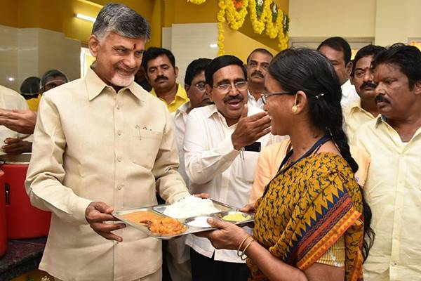 What is The Government Spending on Food in Anna Canteens?
