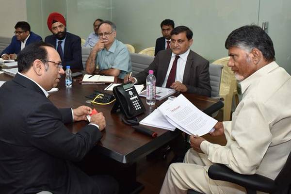 Chandrababu Naidu secrete meeting for kadapa steel plant