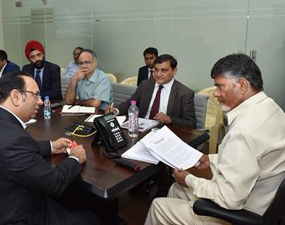 Chandrababu Naidu secrete meeting for kadapa steel plant