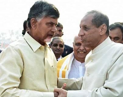 Chandrababu-naidu-Governor-ESL NArasimhan
