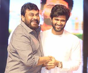 Chiranjeevi at Geetha Govindam Success Meet