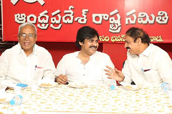 Communist parties CPI CPM  - Pawan Kalyan-JanaSena