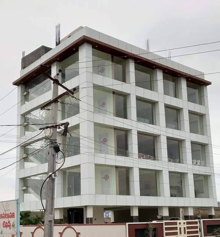 Criticism on JanaSena Party Office in guntur outer ring road