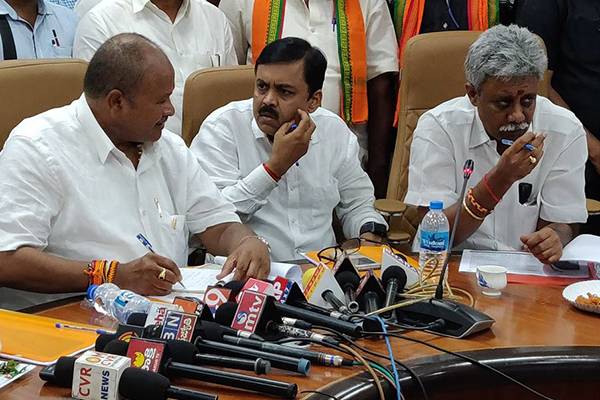 Manikyala Rao- Kanna Lakshminarayana-GVL-Narasimha Rao-BJP
