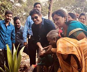 Nagarjuna Accepts Green Challenge