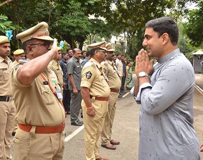 Nara Lokesh Independence day celebrations