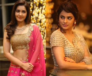Raashi-Khanna,-Nandita-Swetha-at-Srinivasa-Kalyanam-Success-Meet