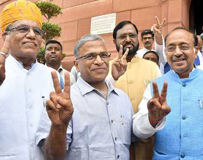 Rajya Sabha Deputy Speaker Harivansh Narayan Singh