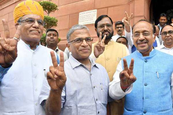 Rajya Sabha Deputy Speaker Harivansh Narayan Singh