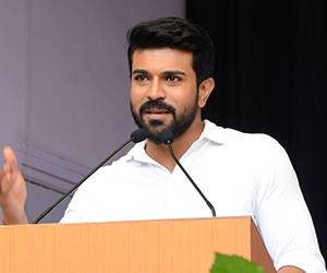 Ram Charan Celebrates Independence Day at Chirec School