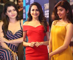 SIIMA 2018 Short Film Awards - Pranita Subhash, Pragya Jaiswal, Payal Rajput, Shanvi Srivastava, Shubra Aiyappa, Vishnu priya at SIIMA 2018 Short Film Awards.