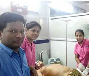 Selfie with Harikrishna Deadbody