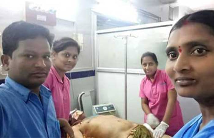 Selfie with Harikrishna Deadbody