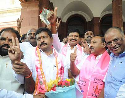 TRS Party votesd for NDA supported Rajya Sabha Deputy Speaker