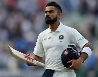 Virat Kohli scored his first-ever Test hundred on English