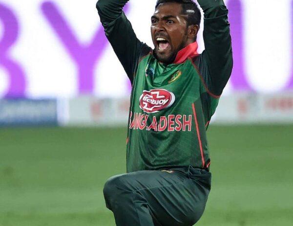 Asia Cup 2018 - Nazmul Islam Nagin Dance on  dismissing Shikhar Dhawan