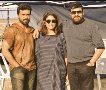 chiranjeevi-and-konidela-susmitha-on-the-ram-charan-boyapati-movie-sets