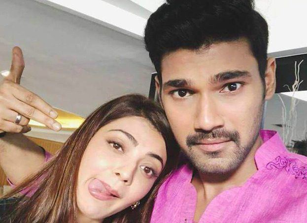 Kajal's Envying Pose with Bellam