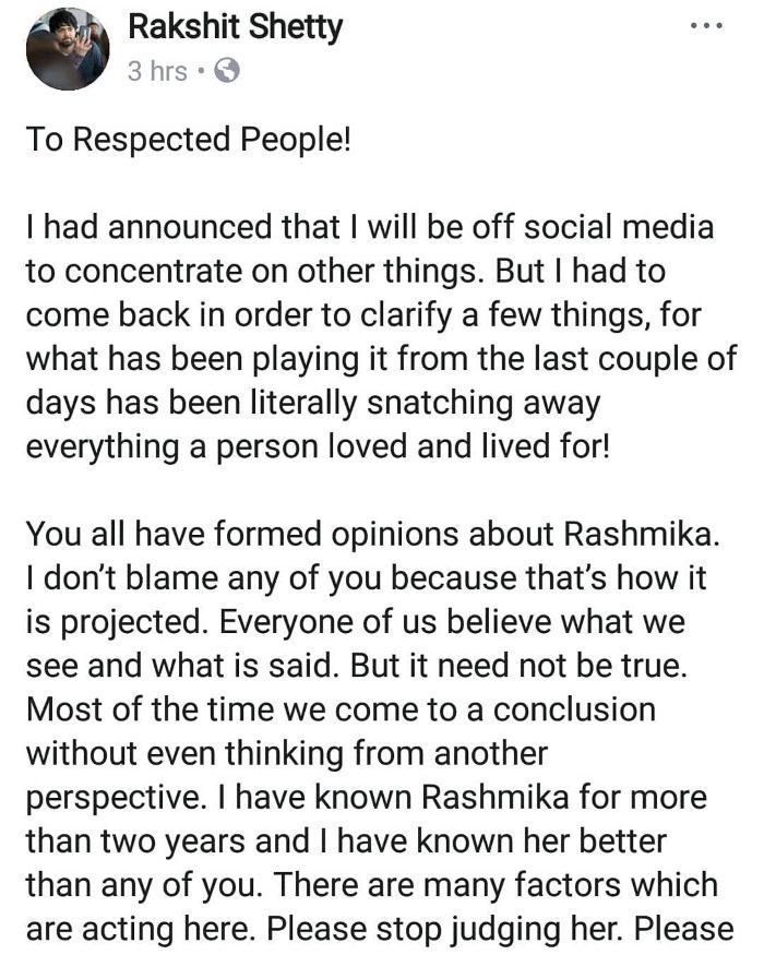 Rakshit Shetty Letter Rashmika Mandanna_1
