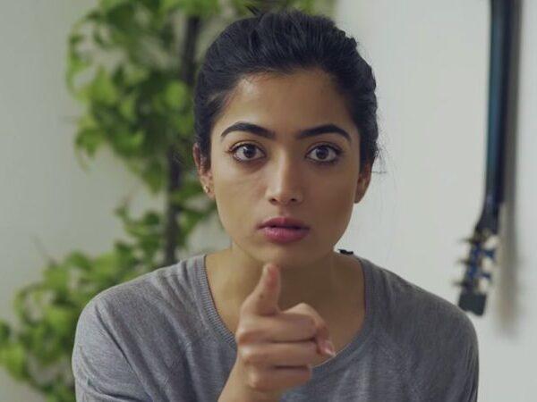 Rashmika Mandanna Clapping on Jr NTR  Performance