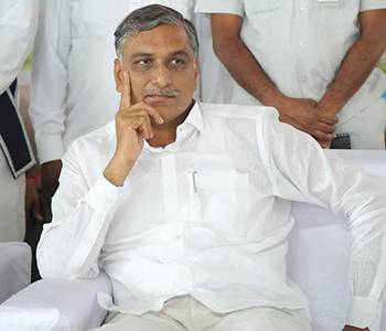 harish rao away from Pragathi Nivedhana Sabha