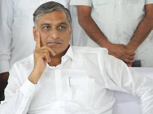 harish rao away from Pragathi Nivedhana Sabha 