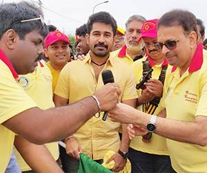 Vijay Antony Launches Rotary Rajan Eye Bank
