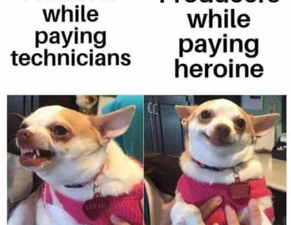 viral photo Producers behaviour while paying heroine