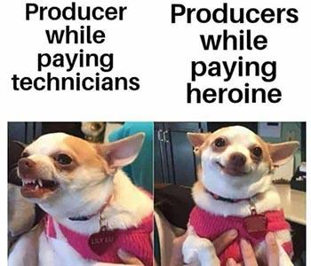 viral photo Producers behaviour while paying heroine