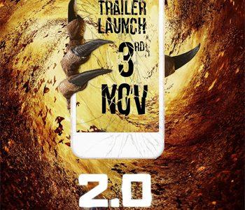 2 point 0 movie trailer launch on 3rd november