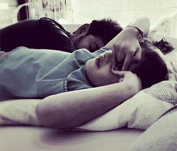 Pic Talk: Adorable Pretender Sleeping Beside Mahesh Babu