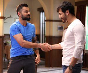 Akhil Akkineni Meets Virat Kohli