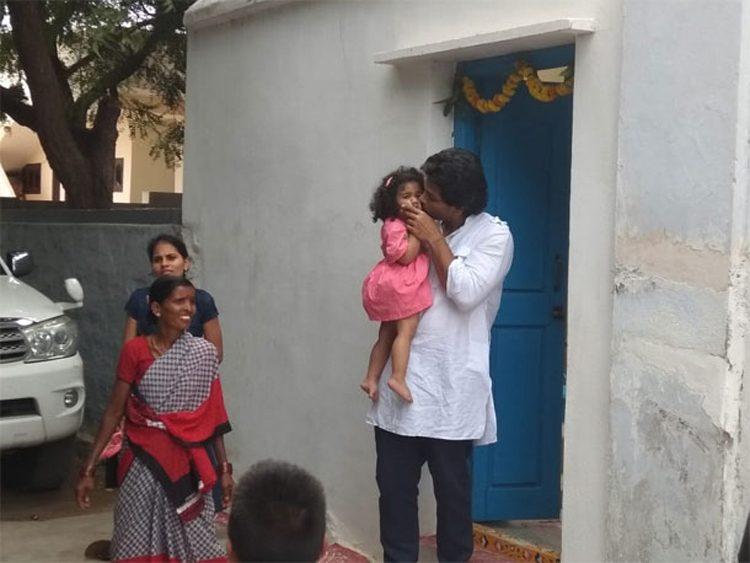Allu Arjun at Wife Sneha Reddy Father Village