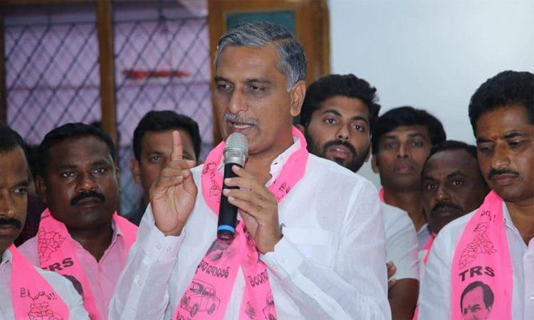 Harish Rao Went A Step Ahead in Stirring Anti-Chandrababu Sentiment