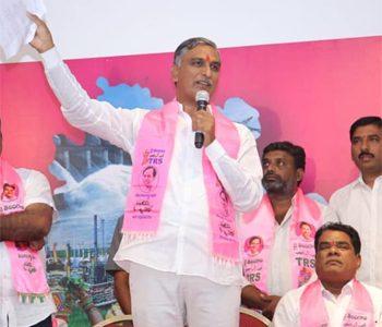 T Harish Rao fires on telangana congress