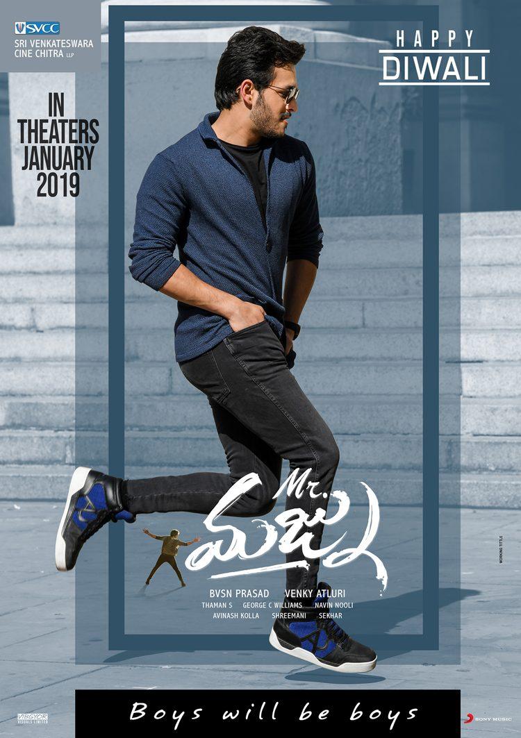 Akhil Akkineni Mr Majnu Diwali poster talk