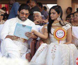 Allu Arjun at 66th Nehru Trophy Boat Race in Kerala