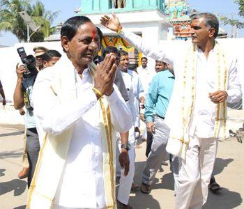 Amid Rumours and Speculations, KCR Files Nomination from Gajwel
