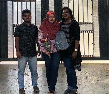 Going by her Instagram posts we also come to know that she has this penchant for visiting different places and meeting people in different countries. Her target to come to Hyderabad is to go to Prabhas' home and she posted, 'Mission Accomplished' sharing the pics clicked at Prabhas' house. She might have not met Prabhas as the hero must be busy with his commitments.