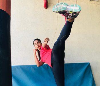 Pooja Hegde Physically Challenging Kick