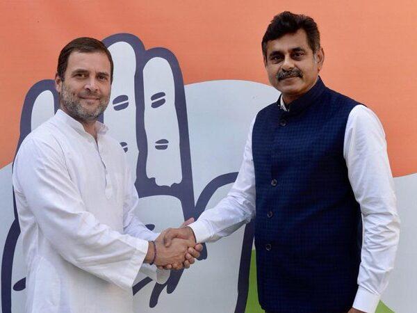 TRS MP Vishweshwar Reddy joins Congress Party