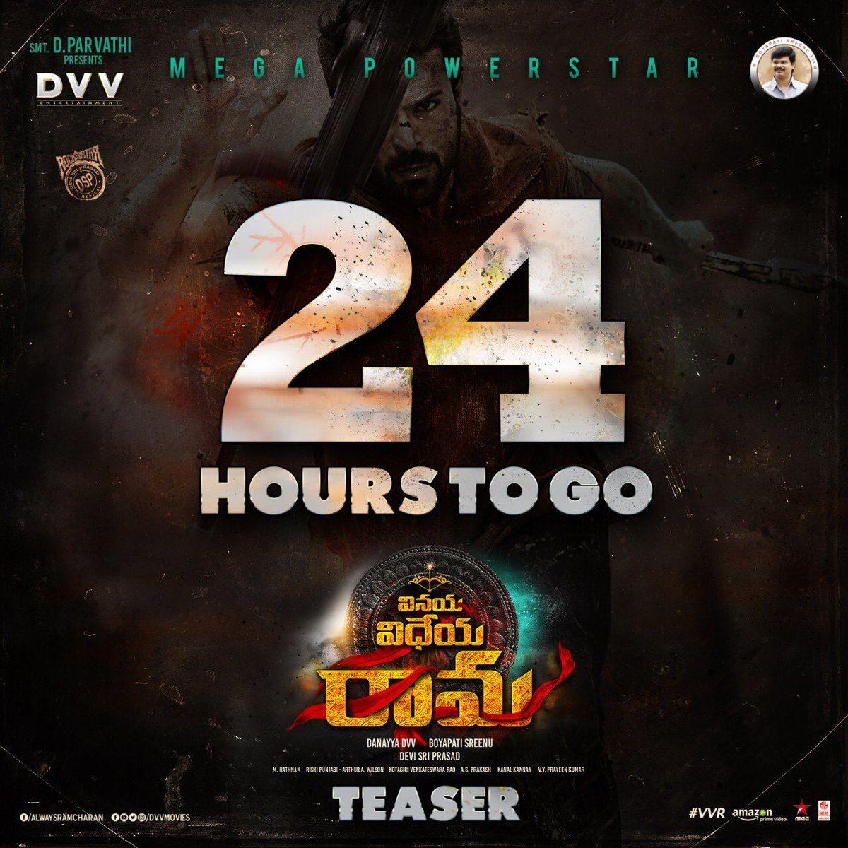 Vinaya Vidheya Rama teaser on 9th november 2018