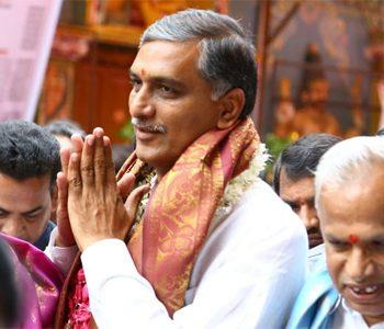 Ahead of TRS Coming into AP Politics, Harish Rao Arrives in Tirumala