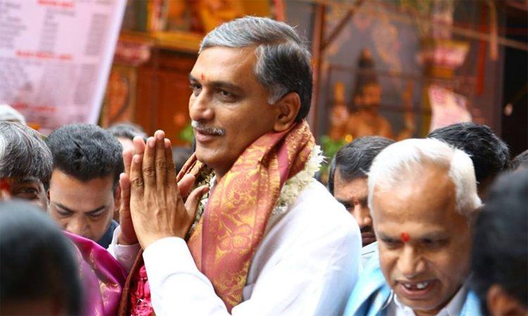 Ahead of TRS Coming into AP Politics, Harish Rao Arrives in Tirumala